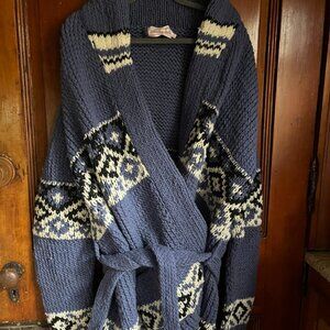 Manly wool cardigan sweater
